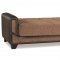 Mondo Sofa Bed Convertible in Brown Fabric by Casamode w/Options