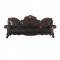 Picardy Sofa 58220 in PU & Vinage Cherry Oak by Acme w/Options