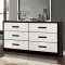 Rutger CM7298 Bedroom in White & Black w/Optional Items