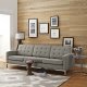 Loft EEI-2052-GRA Sofa in Granite Fabric by Modway w/Options