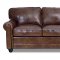 Andrew Sofa & Loveseat Set in Havana Full Italian Leather