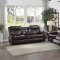 Yerba Recliner Sofa 9990DB in Dark Brown by Homelegance