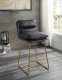 Alsey Counter Height Chair 96400 in Black Leather by Acme