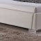 Angel Bed in White Half Leather by Casabianca