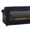 Avalon Prusa Black Sofa Bed in Fabric by Casamode w/Options