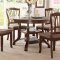 Frankford Dining Set 5Pc 5456 in Brown by Homelegance