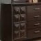 Simone Bedroom 5Pc Set in Coco Brown by Global w/Options