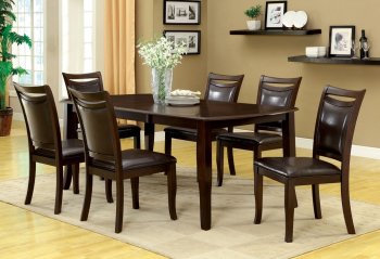 CM3024T Woodside Dining Room 5Pc Set in Dark Cherry w/Options [FADS-CM3024T Woodside]