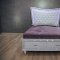 Tesla Bedroom Set 5Pc in White by FDF