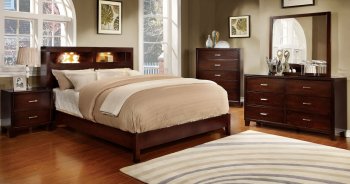 CM7290CH Gerico I Bedroom in Brown Cherry w/Options [FABS-CM7290CH Gerico I]