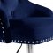 Claude Stool 709 Set of 2 in Navy Velvet Fabric by Meridian