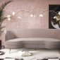 Flare Sofa TOV-L6190 in Blush Velvet Fabric by TOV Furniture