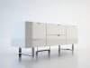 MD211-LAQ Eldridge Media Cabinet by Modloft in White Lacquer