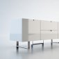 MD211-LAQ Eldridge Media Cabinet by Modloft in White Lacquer