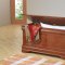 Brown Cherry Finish Classic Bedroom w/Optional Case Goods