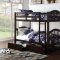 Heartland Bunk Bed 02554 in Espresso by Acme w/Options