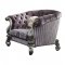 Versailles Chair 56827 in Velvet & Antique Platinum by Acme