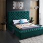 Bliss Bed in Green Velvet Fabric by Meridian w/Options