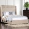 Mira II 5Pc Bedroom Set CM7055IV in Beige Fabric w/Options