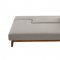 Smart Sofa Bed Convertible in Light Grey Fabric by ESF