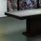 Glacier Dining Table in Wenge by Casabianca w/Grey Marble Top