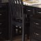 Hampton Bay 3Pc Corner Desk 717-HO in Black by Liberty