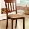 CM3886T Plainville 7Pc Dining Set in Brown Cherry