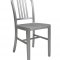 Alton Set of 4 Dining Chairs NA15 in Metal by LeisureMod