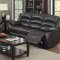 G942 Motion Sofa & Loveseat Cappuccino Bonded Leather by Glory