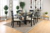 Thomaston I CM3543T Dining Table in Brushed Black w/Options