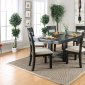 Thomaston I CM3543T Dining Table in Brushed Black w/Options