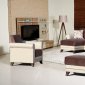 Enjoy Sectional Sofa in Brown Fabric by Casamode w/Options