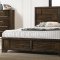 Haley Bedroom Set 5Pc in Brown by Global w/Options