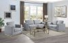 Valin Sofa & Loveseat LV01744 in Gray Fabric by Acme w/Options