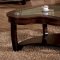 CM4136 Crystal Falls Coffee Table in Dark Cherry w/Options