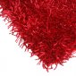 Modern Red Shaggy Rug