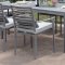 Colome Outdoor Patio Dining Table CM-OT1845 in Gray w/Options