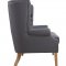 Abe Loveseat TOV-S2063 in Grey Linen by TOV Furniture w/Options