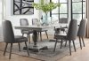 Waylon Dining Table 72200 in Gray Oak by Acme w/Options