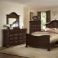 Emilie Bedroom Set 5Pc 1841 in Tudor Brown by NCFurniture