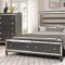 B270 Bedroom Set 5Pc in Dark Gray by FDF