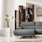 Trinidad Sectional Sofa 1509B in Grey Fabric by VIG