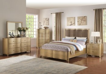 F9382 Bedroom 5Pc Set in Light Wood by Boss w/Options [PXBS-F9382]