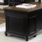 St. Ives Jr Executive Desk 260-HOJ in Chocolate & Cherry Finish