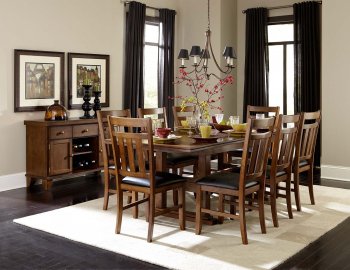 Kirtland 1399-90 Dining Table by Homelegance w/Options [HEDS-1399-90 Kirtland]