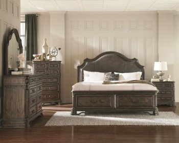 204040 Carlsbad Bedroom in Dark Brown by Coaster w/Options [CRBS-204040 Carlsbad]