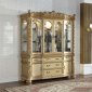 Bennito 703 Buffet with Hutch in Gold Tone by Meridian