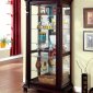 Tulare Traditional Display Curio CM-CR134 in Espresso