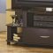 Cappuccino Finish Modern Entertainment Center w/Castor Base