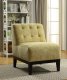 Cassia Accent Chair 59493 Set of 2 in Yellow Velvet by Acme